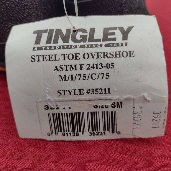 NEW Non-Slip Steel Toe Tingley Workbrutes Unisex Overshoe Size Small - Picture 9 of 10